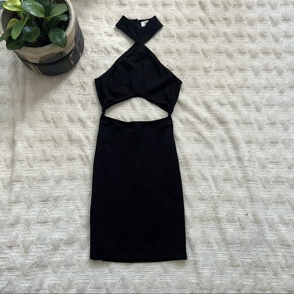 Revolve LPA Cutout Dress 638 in Black - Picture 2 of 6